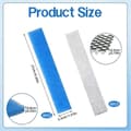 Miniatyrbillede 3 af 5: 8 stk. Mini Split Filter Luftfilterudskiftning til Fujitsu General UTR-FA16 UTR-FA16-2Direct