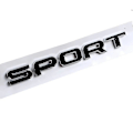 Pikkukuva 1 / 5: 3D-ABS-logon Range Rover -kirjaimet -emblemitarra auton etumaskiin Range Rover Sport Evoque L322 L320 L406 P38 -tarvikkeet Sport Black Silver