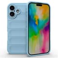 Kompatibel med iPhone 16 Plus cover Robust TPU Stødsikkert mobiltelefoncover LightBlue