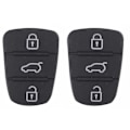 Miniatyrbild 3 av 5: Ersättning 3-knappar Universal Car Auto Remote Key Shell Case för Hyunori Black