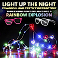 Miniatyrbilde 5 av 8: Ultimate Diffraction Briller - 3D Regnbue Hjerte Effekt