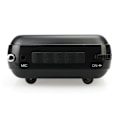 Miniatyrbilde 5 av 5: Retekess Pr16r Stemmeforsterker Multifunksjonell Digital Skjerm Abs Bærbar Mini 12w Mikrofon Megafon Høyttaler For Lærer Black