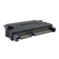 Pikkukuva 5 / 5: 3x Sata 22p 7 + 15 uros-sata 22pin naarasmuunnin sovitin Black