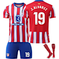 Pikkukuva 1 / 2: 2024-2025 Atletico Madrid Kotipeliasu Lapsille ja Aikuisille Nro.19 J.ALVAREZ M