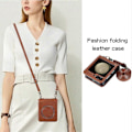 Miniatyrbillede 4 af 5: Magsafe Crossbody Læder Shockproof Etui til Samsung Galaxy Z Flip 6 med Aftagelig Rem Beige