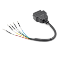 Miniatyrbilde 1 av 5: 16 Pins Obd Obd2 Hunn K Line Can Line Jumper Tester Connector Bildiagnostisk skjøteledning Black