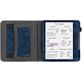 Miniatyrbillede 3 af 5: Stativ Etui til 7\" Kobo Libra Colour (2024), Premium PU Læder Stativ Cover med Håndrem og Automatisk Søvn/Vækning Black