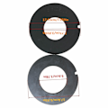 Pikkukuva 3 / 5: Rv Toilet Rubber Bowl Seal Kit 385311462 385316140 /sealand /mansfield/vacuflush Trailer Rv Toi Black