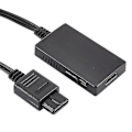 Miniatyrbilde 4 av 4: N64 til Hdmi-omformeradapter Hd Link-kabel N64 til en ny Hdmi-TV-plugg