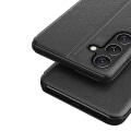 Miniatyrbild 5 av 5: Magnetiskt autostängande phone case för Samsung Galaxy A54 5g - Klart fönster - anti-scratch Flip Cover med stativ Black