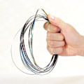 Miniatyrbild 4 av 5: 3D Flow Ring Leksaker Fjäder Infinity Arm Jonglera Dröm Dans Stressavlastning Leksak