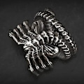 Pikkukuva 2 / 5: Alien Facehugger -rengas, punk-moottoripyörätyyli, liioiteltu hallitseva kallo, taikakynsirengas, ainutlaatuinen goottilainen koru, pyörivä nauharengas, 9