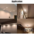 Miniatyrbillede 4 af 5: -mr11 Halogenlampe 12v 20w, Gu4 Pærer Varm hvid 2800k Bi-pin Reflector Base Lamper, Spotlight 2 Pin Gu4 Forsænket Sporbelysning Med Front G