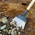 Miniatyrbilde 5 av 5: Hagespade i stål for rengjøring av hage - Multifunksjonell flat spade for luking
