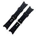 Miniatyrbild 4 av 5: För C Asio SGW-100-serien Loop-justerbart armband i silikon Black