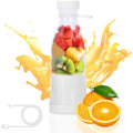 Miniatyrbild 1 av 5: 380ml Elektrisk Juicer Fruktmixer Flaska Milkshake Maker Med 6 Blad, Usb Laddningsbar