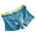Miniatyrbilde 1 av 5: Naievear Herreboksere Elefantnese Bulge Lomme Midje Antiseptisk Myk Pustende Fuktighetsabsorberende Elastisk Bokstavtrykk Herreundertøy Blue L