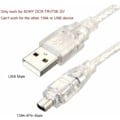 Miniatyrbild 2 av 4: USB hane till FireWire IEEE 1394 Adapterkabel. 4-pin hane iLink för Sony DCR-TRV75E DV.pa