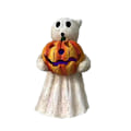 Miniatyrbillede 1 af 5: Halloween Spøgelse Græskar Figurer Rustik Harpiks Spøgelse Halloween Statue Græskar Figurer Nyhed Hal