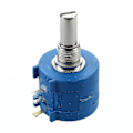 Miniatyrbillede 4 af 5: 3590s-2-103l 10k Ohm 10-omdrejnings Trådviklet Præcisionspotentiometer Blue