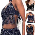 Miniatyrbillede 7 af 10: Mavedans BH Performance Top Red
