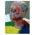Miniatyrbilde 2 av 2: Hvit Styrofoam Foam Mannequin Parykk Hode Display Hat Cap Parykkholder