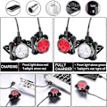 Miniatyrbillede 5 af 5: Led Cykellys, Usb Genopladelige Cykellygter Vandtætte