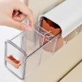 Miniatyrbild 3 av 5: Vägghängande Transparent Underkläder Trosor Strumpor Förvaringslåda Garderob Organizer För sovrum white