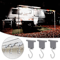 Miniatyrbillede 2 af 5: 8 stk Camping Markise Kroge Rv Markise Bøjler Kroge Rv Fest Lys Bøjler Til Rv Caravan Camper
