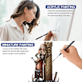Miniatyrbild 3 av 4: 10-pack Detaljpenselset - Premium Miniatyrpensel, Fina Detaljpensel för Warhammer 40k Miniatyrfigurer, Fin Detaljering Av