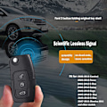 Miniatyrbild 3 av 5: 3 Knappar Flip Vikbar fjärrkontroll Bilnyckel kompatibel Kompatibel F-o-r-d Focus Fiesta C-max S-max Kuga Mondeo Mk4 Galaxy (oklippt nyckelblad)