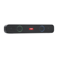 Miniatyrbillede 5 af 5: Rgb højttaler Bluetooth Sound Bar Trådløs Usb Aux Wired Hifi Stereo Velegnet til Monitor Pc Mobiltelefon black