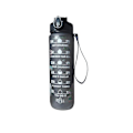 Miniatyrbilde 1 av 5: Motivasjonstidsmerket vannflaske 1000ml Black OneSize