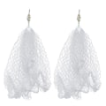 Miniatyrbillede 1 af 5: 2 stk kobber fjeder stime fiskenet med lysende perler mesh net til nat fiskegrej 9