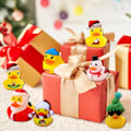 Miniatyrbillede 3 af 5: 2023 Julekalender med 24 dages nedtælling til jul med sjove badeænder i gummi - Blind Box-gave til børn
