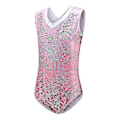 Miniatyrbillede 2 af 4: Piger Sleeveless Dansedragt Gymnastik Leotard Ballet Leotards Pink 5-6Y