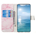 Miniatyrbild 2 av 5: För Samsung Galaxy A35 Läderfodral Case printed Folio Cover Marmor Pink Style C Samsung Galaxy A35 5G
