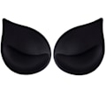 Miniatyrbillede 1 af 2: 2x Kvinders BH-Top Push Up BH-Puder Indlæg Svampe Brystforstærkere Bikini Puder Black
