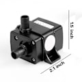 Miniatyrbillede 5 af 5: Havevandspumpe Dc 12v 4,8w 240l/h Mini Elektrisk Flowhastighed Vandtæt børsteløs dykpumpe Til