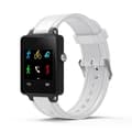 Miniatyrbilde 2 av 3: Erstatningsrem i silikon til smartklokke for Garmin Vivoactive Acetate - Hvit Multicolor White