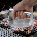 Pikkukuva 4 / 5: Burger Press, pyöreä Smash Burger Press, paistolevyvarusteet grillille, hampurilaispihvimuotin ja