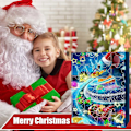 Miniatyrbild 4 av 4: Stitch Christmas Advent Calendar Blind Box Söt Cartoon Stitch Christmas Countdown Calendar