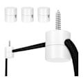 Miniatyrbilde 1 av 5: 3 Pakning Tak Kroker for Takhengende Lys, Pendel Lys Krok for Taklampe, Tak Kroker White