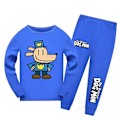 Miniatyrbild 2 av 2: Barn Hundmannen Världsbokdagen Långärmad Tröja+Byxor Sovkläder Nattkläder Pyjamas Set Blue 3-4Years