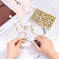 Miniatyrbillede 5 af 5: Springringe til smykkefremstilling, 4600 stk Springringe Guld