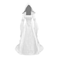 Pikkukuva 1 / 4: Goottilainen Huppupuku Morsiuspuku Cosplay Halloween Blanco 4XG