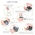 Miniatyrbilde 4 av 5: Erstatningsring av gummipakning passer til Nutri Bullet Nutribullet 900w 4 pcs