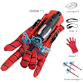 Miniatyrbillede 1 af 5: Spiderman Spider Web Launcher, Super Hero, Spytte Silke Handsker, Børnelegetøj