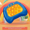 Pikkukuva 5 / 5: Pop Push It -peliohjain Bubble Sensory Fidget Toy Electronic Whack Console Blue