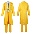 Miniatyrbilde 4 av 5: The Mask Jim Carrey Gul Dress Cosplay Kostyme Menn Uniform Antrekk Sett XL